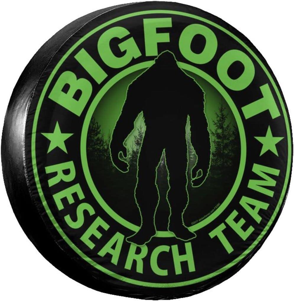 Sasquatch Research Team Green Spare Tire Cover,Universal Wheel Tire Cover for Trailer, RV, SUV, Truck,Camper and Many Vehicle,Weatherproof Tire Protectors16 inch for Diameter 29"-31" (Style 5)