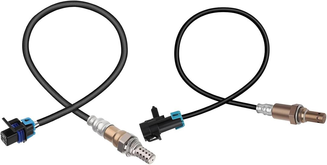 O2 Oxygen Sensor Upstream Downstream Bank 1 & 2 SG272 234-4285 Fit 2002-2003 for Chevy Trailblazer EXT for GMC Envoy XL for Isuzu Ascender for Oldsmobile Bravada 4.2L V6 Engine Cylinder 2PCS