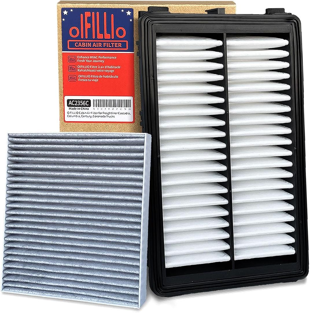 OIFILLIO Engine Cabin Air Filter for Tucson(20222025),Santa Fe(20212025),Sorento(2125),Santa Cruz(20222025),Sportage(2325),K5 (20212025),28113L1000&97133L1000, NOT FOR HYBRID