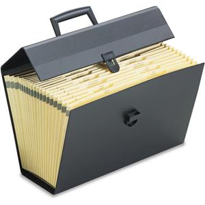 Pendaflex Portafile Expanding Organizer, 15 1/8"x 10 5/8", Black (01156)