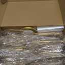 Teenyyou 12 Sets 10 Inch Christmas Whisk Gifts Gold Stainless Steel Whisks Cooking Party Favors DIY Fillable Christmas Tree Ornament Crafts Gold Heat Resistant Egg Beaters with Xmas Cards Bags Ribbons