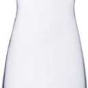 8 inch Clear Glass Flower Vases for Centerpiece Table Home Indoor Desk Decor,Ins Modern Boho Style Vase for Wedding Housewarming Gift (White)