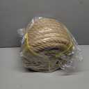 Natural Hemp Rope 3/4 inch 50Ft Thick Twisted Manila Rope Heavy Duty Jute for Crafts, Porch Swing, Tug of War, Nautical, Home Decorating, Railing, Docks, Landscaping