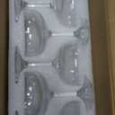 Crystal Coupe Glasses, Set of 6, 7 Ounce(220ml), Elegant Short Stem Design, Clear Cocktail Glasses Sets Perfect for Drinking Champagne, Sweet Wine, etc.