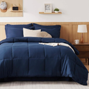 Comforter Set - 7 Pieces Solid, Queen Size