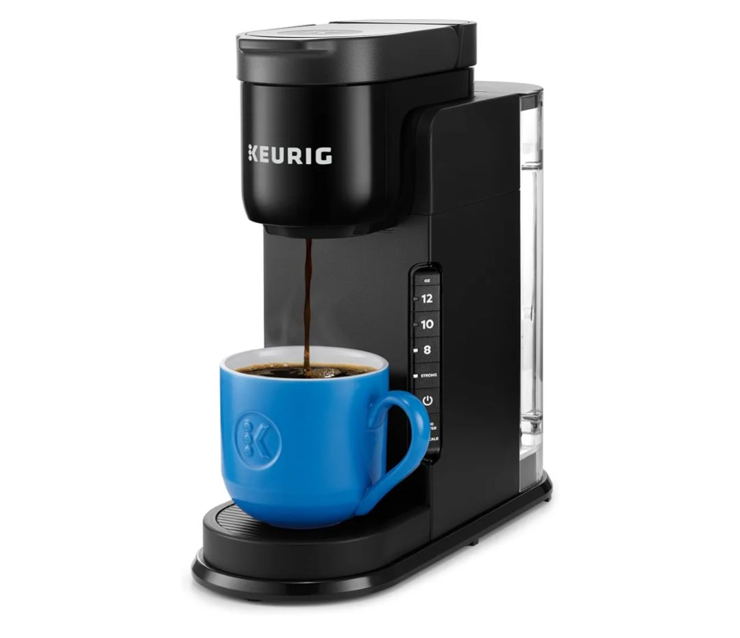 Keurig K-Express Single Serve Coffee Maker – Strong Brew Option, 42oz Reservoir, Sleek Design for Holiday Hosting & Gifting, Black