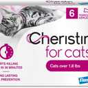 Cheristin Flea Treatment & Prevention for Cats | Fast acting topical flea treatment for cats over 1.8 lbs | 6 Count