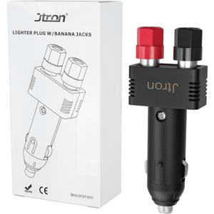 Dc 12v 10a Male Cigarette Lighter Plug with Power Wiring Cable Car to Take Power Black Power Cord for Inverter