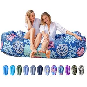 AlphaBeing Inflatable Lounger Beach Chair Accessories, Air Sofa Hammock Inflatable Couch for Camping Backyard Lakeside with Compression Sacks, Ideal Outdoor Gifts for Adults