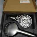 5" Dual Shower Combo Faucet Compatible with 17& 1700 Series Tub Trim Kit, High Pressure Rain Shower Head& Handheld Set, (Valve& Catridge Not Inclued), Brushed Nickel