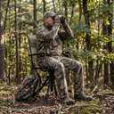 Hunting Blind Chair 360 Degree Silent Swivel,Turkey Hunting Seat,300 Lbs Capacity, Height Adjustable & Quick Folding for Ultimate Portable Comfort