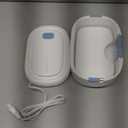 Momcozy Baby Wipe Warmer, Innovative Spring Design, Large Capacity Wipes Dispenser for 60-80pcs, Fast & Even Heating, 4 Modes of Temperature Heating Control, Diaper Wipe Warmer with Night Light, Blue (Regular)