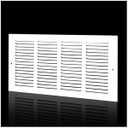16x8 Return Air Grille for 16"W x 8"H Duct Opening,Return Air Vent Cover
Steel Wall AC HVAC Air Vent Cover Grill HVAC Cold Air Intake Grille Without Filter House,Outer Dim:17.75"W X 9.75"H