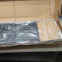 ROIL 18 Inch Full Size Bed Frame with Rounded Corner and Headboard Hole Mattress Retainers 3500LBS Metal Heavy Duty Steel Slats No Box Spring Needed Platform Noise-Free Easy Assembly