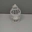 Hanging Birdcage Lantern, Metal Tealight Holder Vintage Decorative Hanging Candle Holder Lantern Centerpieces for Wedding Halloween Christmas Table Decoration
