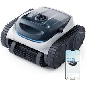(2026 New) Bubot 700 Pool Vacuum for Inground Pools, 4-in-1 Cordless Robotic Pool Cleaner for Above Ground Pools, Triple Motors, APP Control, Floor/Wall/Waterline Cleaning, 210-Min Runtime, Dark Grey