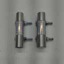 Hicarer 2 Pcs 1/2 Inch Pipe Repair Clamp with Single Bolt Stainless Steel Clamps Copper Pipe Repair Kit(Stylish,6 Inches Length)