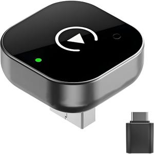 2026 Wireless CarPlay & Android Auto Adapter 2-in-1, WiFi Dual Core,Bluetooth CarPlay Dongle Converts Wired to Wireless, Fast Auto-Connect, for Apple iPhone & Android,USB/Type-c