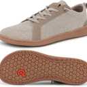 Men's Barefoot Wide Toe Box Shoes - Minimalist Barefoot Shoes with Zero Drop Sole Extra Wide Slip on Walking Shoes for Men (Beige, size 10)