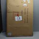 Slyart 3D White Textured Wall Art, Handmade Verical Abstract Relief Wall Art Framed Wall Decorations Artwork, Minimalist White Painting