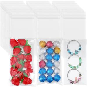 300 Pcs Chocolate Wrappers Packaging, 4.33 x 7.87 Inch Candy Bar Wrappers for Chocolates - Self Adhesive Clear Chocolate Bar Packaging Bags for Homemade Treats