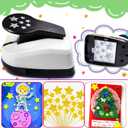 Star Hole Punch, Star Paper Punch, StarPunches, Shape Hole Punches, Stars Craft Puncher, Paper Shape Puncher, PaperPunchers for Crafting Shapes, Stars Lever Punchers for Scrapbooks