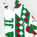 PATPAT Family Christmas Pjs Matching Sets Holiday Jammies Sleepwear Christmas Pajamas for Family Xmas Outfits with Socks (Small, Elf Costume Print)