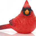 Red Cardinal Statue 8 inch Oversized Lifelike Memorial Figurine Resin Cardinal Decor for Indoor Outdoor Garden Patio Home Holiday Decor, Memorial Gifts for Loss of Loved One