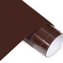AHIJOY Brown HTV Heat Transfer Vinyl 12" x 12ft Chacolate Brown Iron on Vinyl for T-Shirts Hats Clothing Garment Fabric