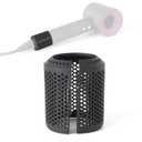 Upgraded Hair Dryer Filter Cover Compatible with Dyson Supersonic HD01 HD03 HD07 HD08 Models, Hair Dryer Strainer Filter Replacement Parts (Gray)