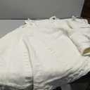 48 Inch Christmas Tree Skirt: Braided Cable Knit Tree Skirt for 7.5FT Tree, Cream White Tree Skirt, Vintage Tree Skirts, Rustic Farmhouse Christmas Decorations (Medium)