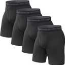 Pair of Thieves Men Every Day Kit Long Boxer Briefs | Underwear for Men | Soft, Tagless, Cotton Blend | Moisture Wicking