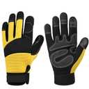 RIGWARL Upgraded Work Gloves Men with Wear-resistant Rubber Patch on Palm, Gardening Gloves Thickened Padding for Protection, Safety Work Gloves Women Tear resistant for yard, Mechanics, Construction, 2XL