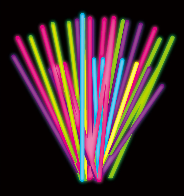 8 CT Glow Sticks 7.9" 6 Pack