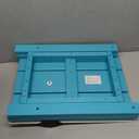 LUE BONA Outdoor Side Table Set of 2, HDPS Small Outdoor Table, Adirondack Side Table, Outside End Table for Patio, Deck, Pool, Weather Resistant/Easy Maintenance, Aruba Blue (16.1 in)