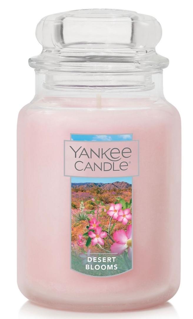 NWT! Yankee Candle DESERT BLOOMS 22 oz. Candle ~ 1 Wick ~ 