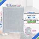 Bagean Stove Hood Vent Filter 11.8" x 14.3" BPS1FA30 - Compatible with NuTone Allure & Broan Range Hood Filter Replacement 99010299 - Fits QS1 QS2 30" Hoods - Blocks Grease & Filters Oven Air (4-Pk)