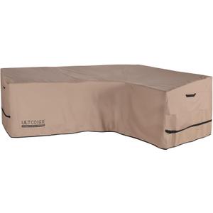 ULTCOVER Patio L-Shaped Right Facing Sofa Cover Waterproof for 4-Seater Outdoor Sectional Furniture Couch 85”W (Back Length) x 58”W (Right Side)