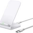 Pixel Fast Wireless Charger, 15W Wireless Charging Stand for Google Pixel 10 Pro XL Fold 9a 9 Pro XL 8a 8 Pro 7a 7 Pro 6 Pro, Android Phone Wireless Charger Stand for Samsung Galaxy S25 Ultra S24 S23 (White)