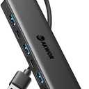 USB 3.0 to HDMI Adapter, USB 3.0 Hub with HDMI 1080P, USB-A&C Data & Power Ports, Docking Station Extender for Monitor, PC, Laptop, Desktop Support Windows 7/8/10 & Mac OS