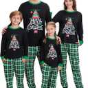 VS&LLWQ Family Christmas Pjs Matching Sets Christmas Pajamas for Family Christmas Elf Pjs Holiday Xmas Jammies Set(AB7-Men, Medium)