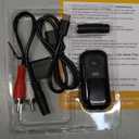 Bluetooth 5.4 Transmitter Receiver for 2 AirPods/Headphones, 2-in-1 Airplane Bluetooth Adapter with Mic for Hands-Free Calls, Low Latency, Wireless Audio Adapter for Travel Flight TV Speakers (Black)