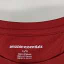 Amazon Essentials Men's Seamless Run Tank Top, Size L Red