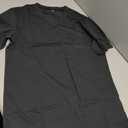 NIASHOT Black T Shirts for Men V Neck T Shirts Men T-Shirts Work Shirts for Men Summer, Small