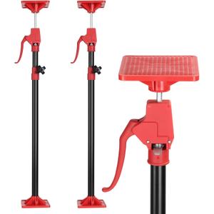 2PK Support Pole, 45 inch to114 inch Adjustable Third Hand Tool, Steel Telescopic Quick Support Rod with 78lbs Capacity for Cabinets Jack, Drywall Lift & Cargo Bars, 2Pack