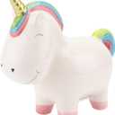 SUPVOX Unicorn Saving Pot Ceramic Jar Home Decor Coin Piggy Bank for Boys and Girls Unicorn Design