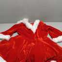 Women's Santa Costume LED Light Up Christmas Dress Cosplay Mrs. Claus Costume S