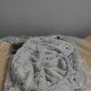 Heybly Cat Tree with Cat Self Groomer Brush, Cat Tower Condo for Indoor Cats with Padded Plush Perch, Cat House with Basket Scratching Board Post, Light Gray HCT005SW (42.5 inch)