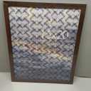 16x20 Picture Frame, Walnut Woodgrain 16 x 20 Poster Frame for Horizontal or Vertical Wall Mounting, 1 Pack