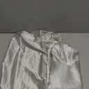 Eychei 2 Pcs Satin Pillowcase for Cervical Pillow, Gray Silky Cervical Pillow Case Contour Pillow Case Cover with Zipper, Smooth Ergonomic Pillowcase for Neck Pillow Cover